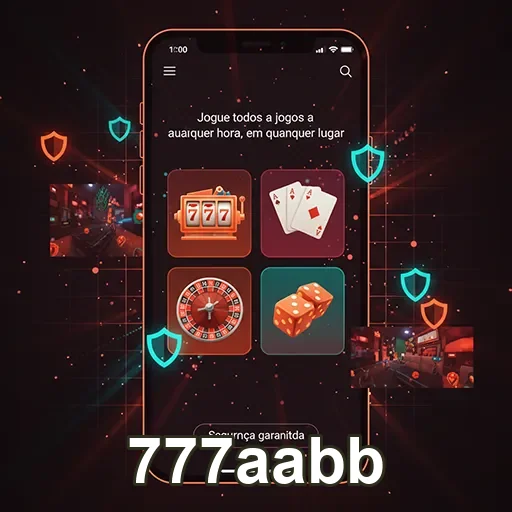 Logotipo da 777aabb, destacando a promoção Jogos Plus VIP.