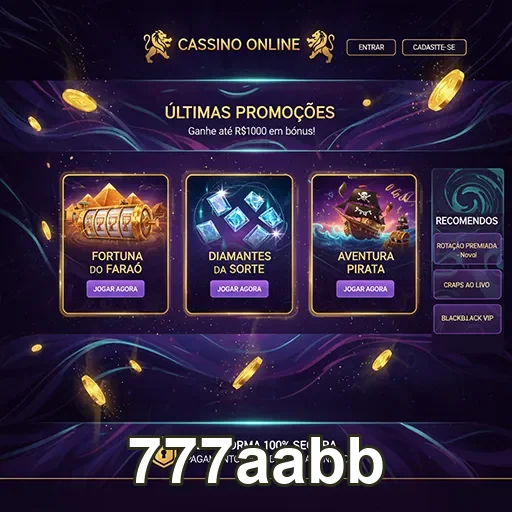 Imagem sobre promoções VIP de jogos no site 777aabb